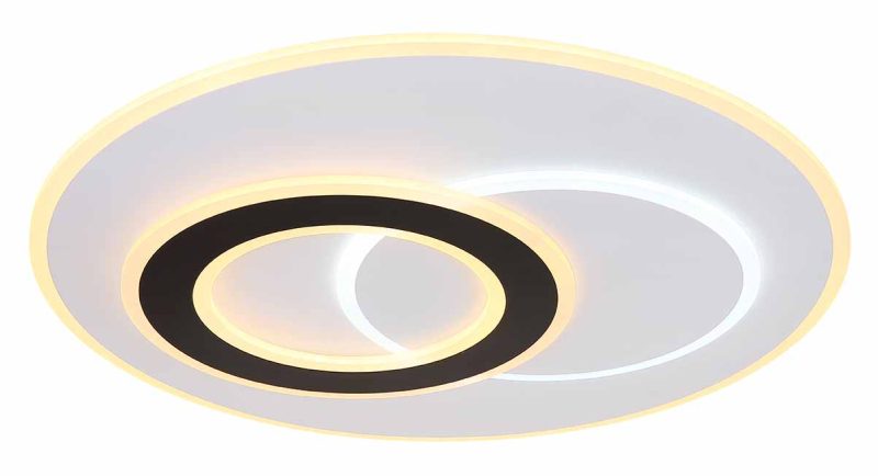 Moderne ronde witte plafondlamp Globo Jacques - Afbeelding 3