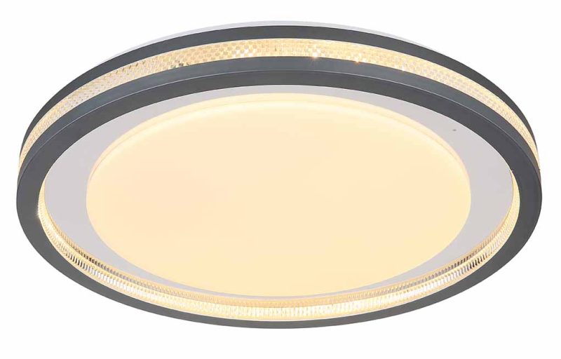 Moderne ronde witte plafondlamp Globo Terpsa - Afbeelding 3