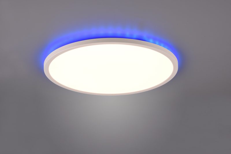 Moderne ronde witte plafonnière Aureo - Afbeelding 3