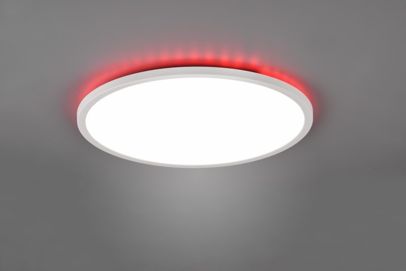 Moderne ronde witte plafonnière Aureo - Afbeelding 5