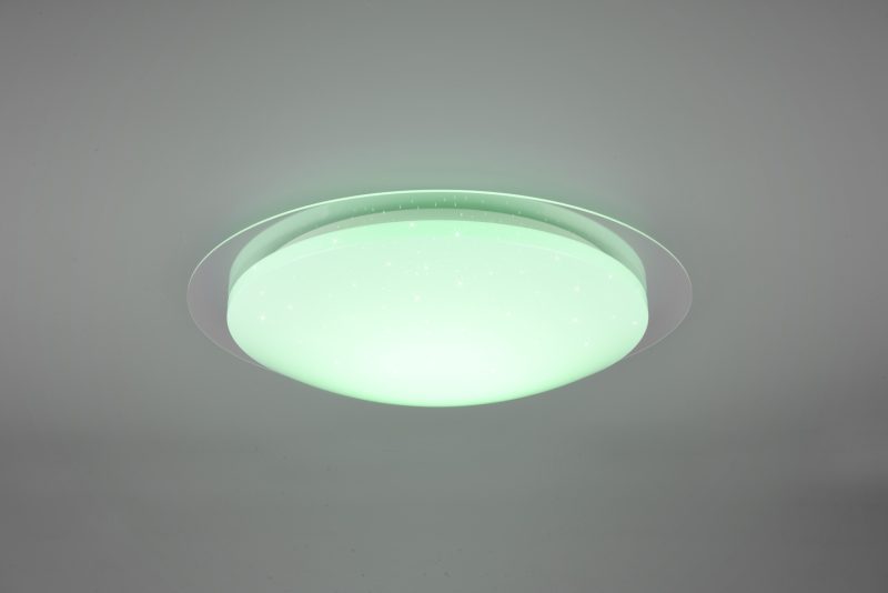 Moderne ronde zilveren plafonnière Frodeno - Afbeelding 2