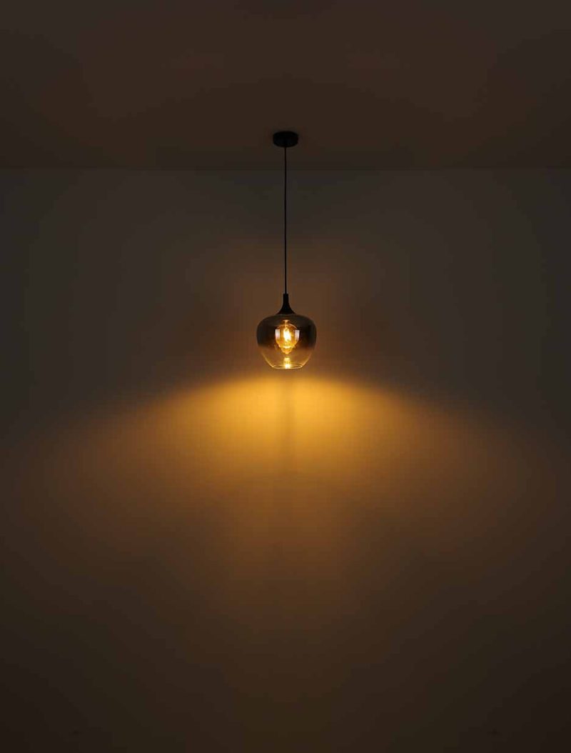 Moderne ronde zwarte plafondlamp Globo Maxy - Afbeelding 2