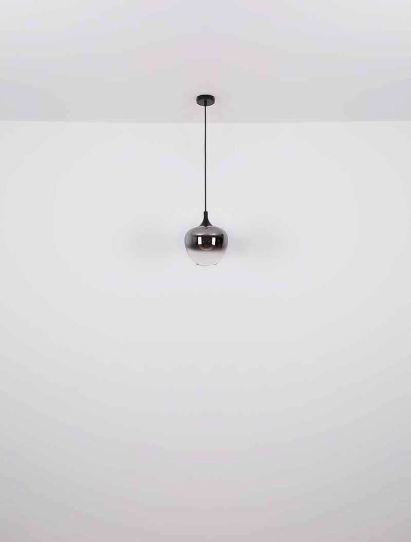Moderne ronde zwarte plafondlamp Globo Maxy - Afbeelding 4