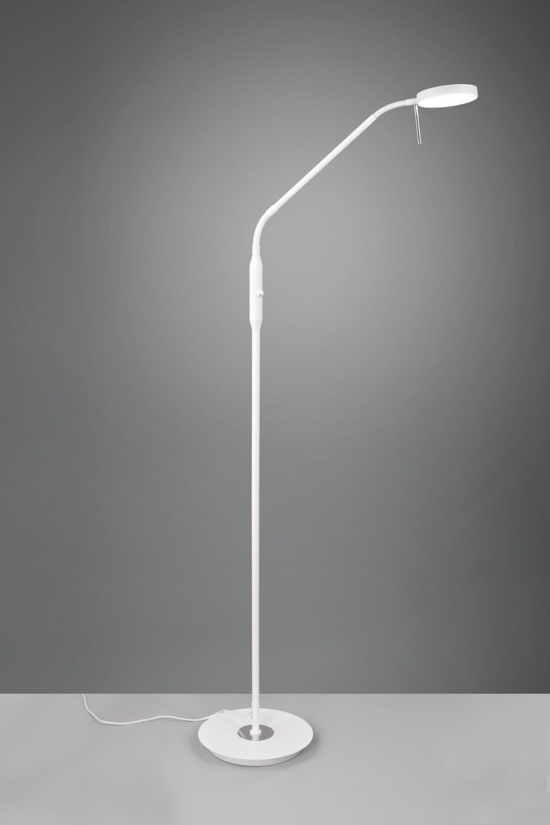 Moderne slanke witte vloerlamp Monza - Afbeelding 4