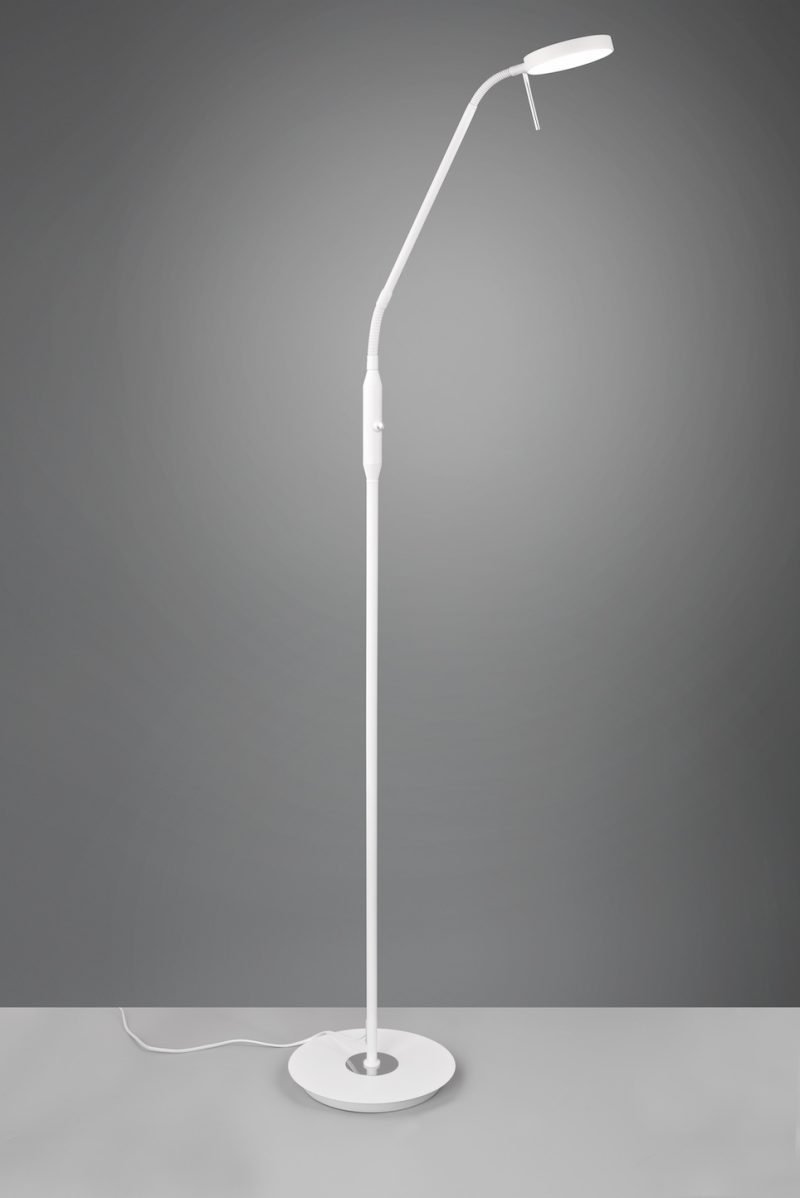 Moderne slanke witte vloerlamp Monza - Afbeelding 5