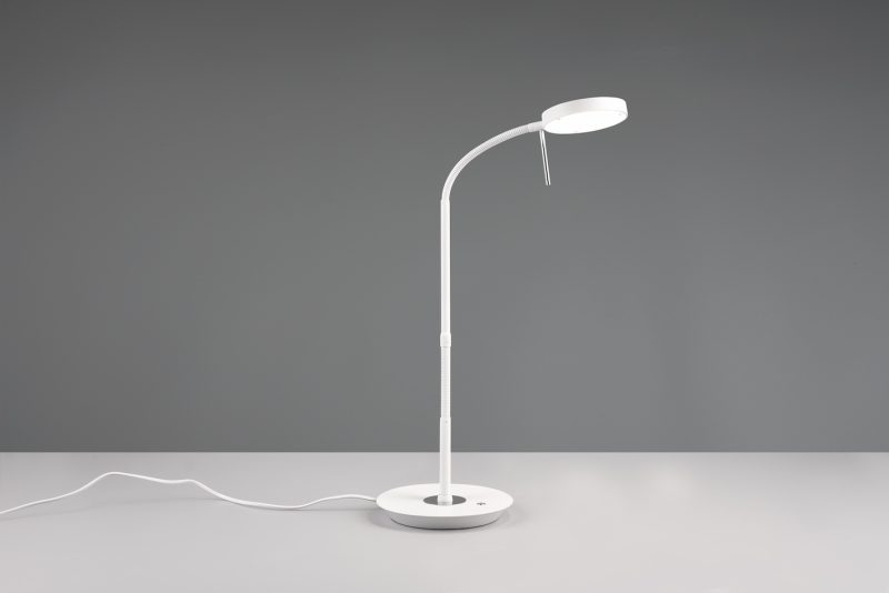 Moderne stelbare witte tafellamp Monza - Afbeelding 3
