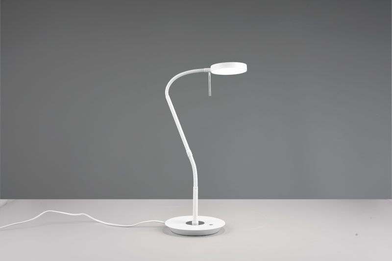Moderne stelbare witte tafellamp Monza - Afbeelding 4