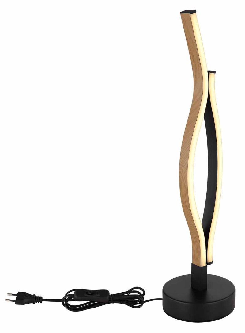 Moderne tafellamp zwart metaal Globo Geronimo - Afbeelding 3