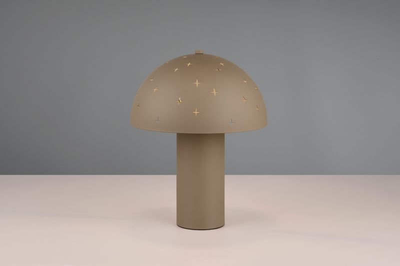 Moderne taupe paddenstoel tafellamp Seta - Afbeelding 4