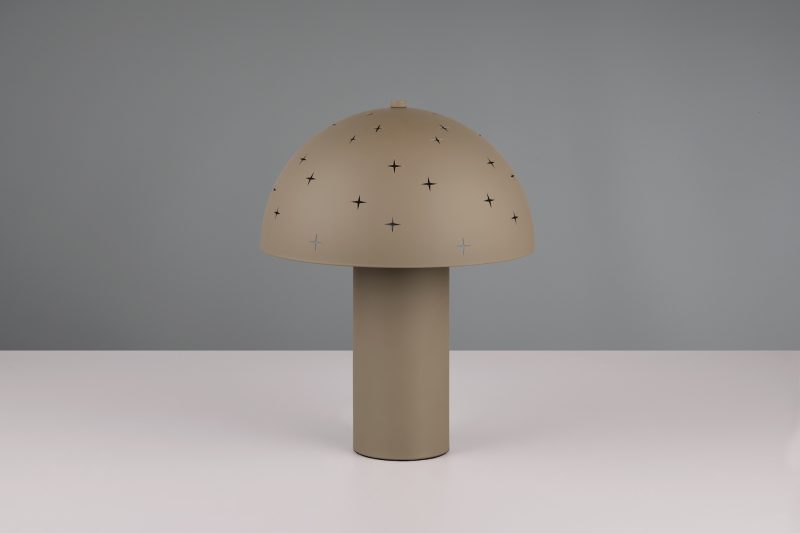 Moderne taupe paddenstoel tafellamp Seta - Afbeelding 5