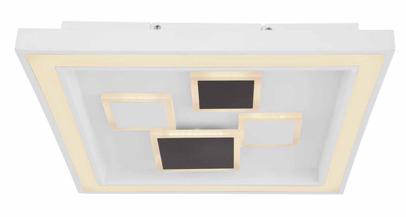 Moderne vierkante witte plafondlamp Globo Nolo - Afbeelding 2