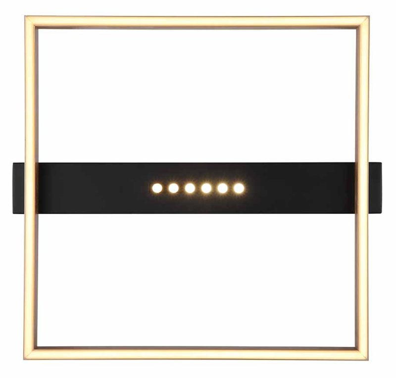 Moderne vierkante zwarte plafondlamp Globo Luffy - Afbeelding 3