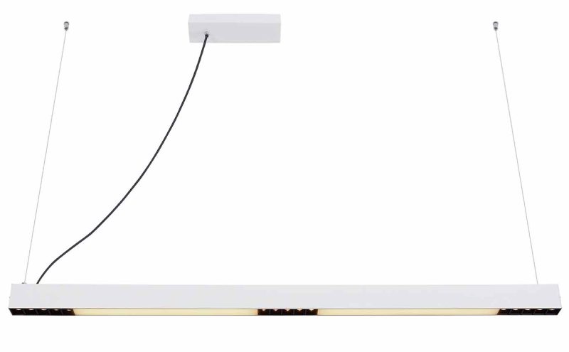 Moderne witte aluminium hanglamp Globo Hodari - Afbeelding 2