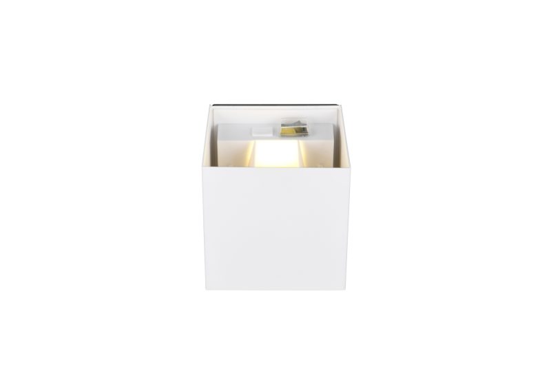 Moderne witte buitenlamp kubus Talent - Afbeelding 4