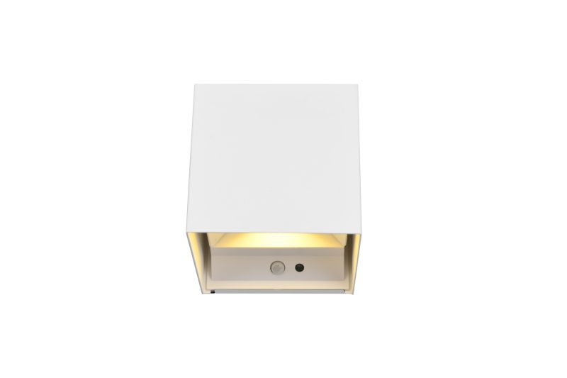 Moderne witte buitenlamp kubus Talent - Afbeelding 5