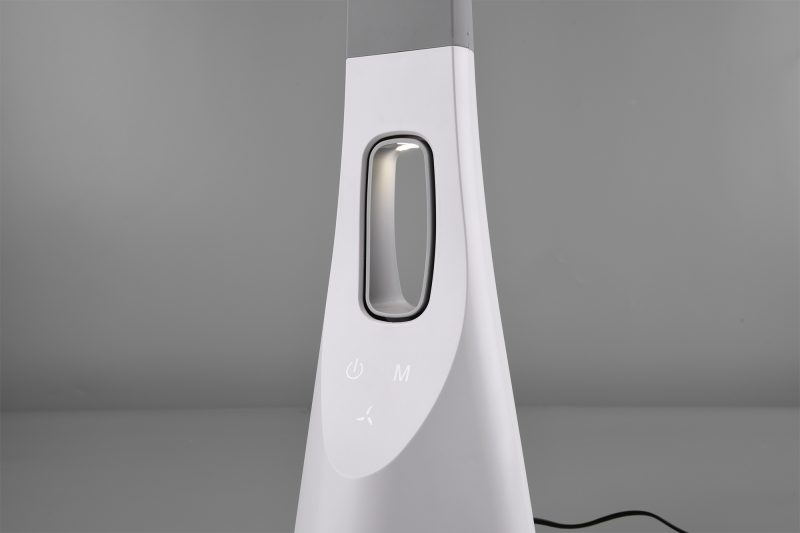 Moderne witte kunststof tafellamp ventilatorfunctie Vento - Afbeelding 2