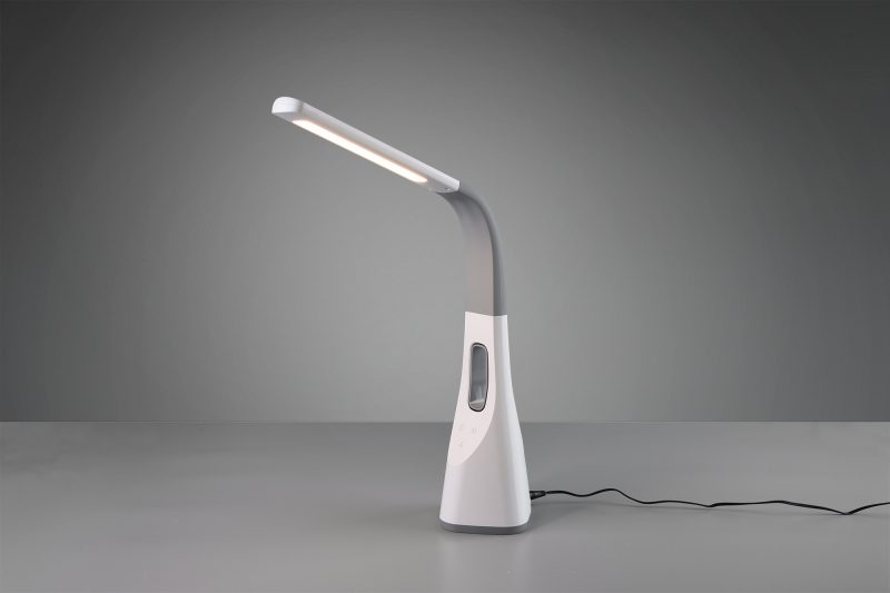 Moderne witte kunststof tafellamp ventilatorfunctie Vento - Afbeelding 5