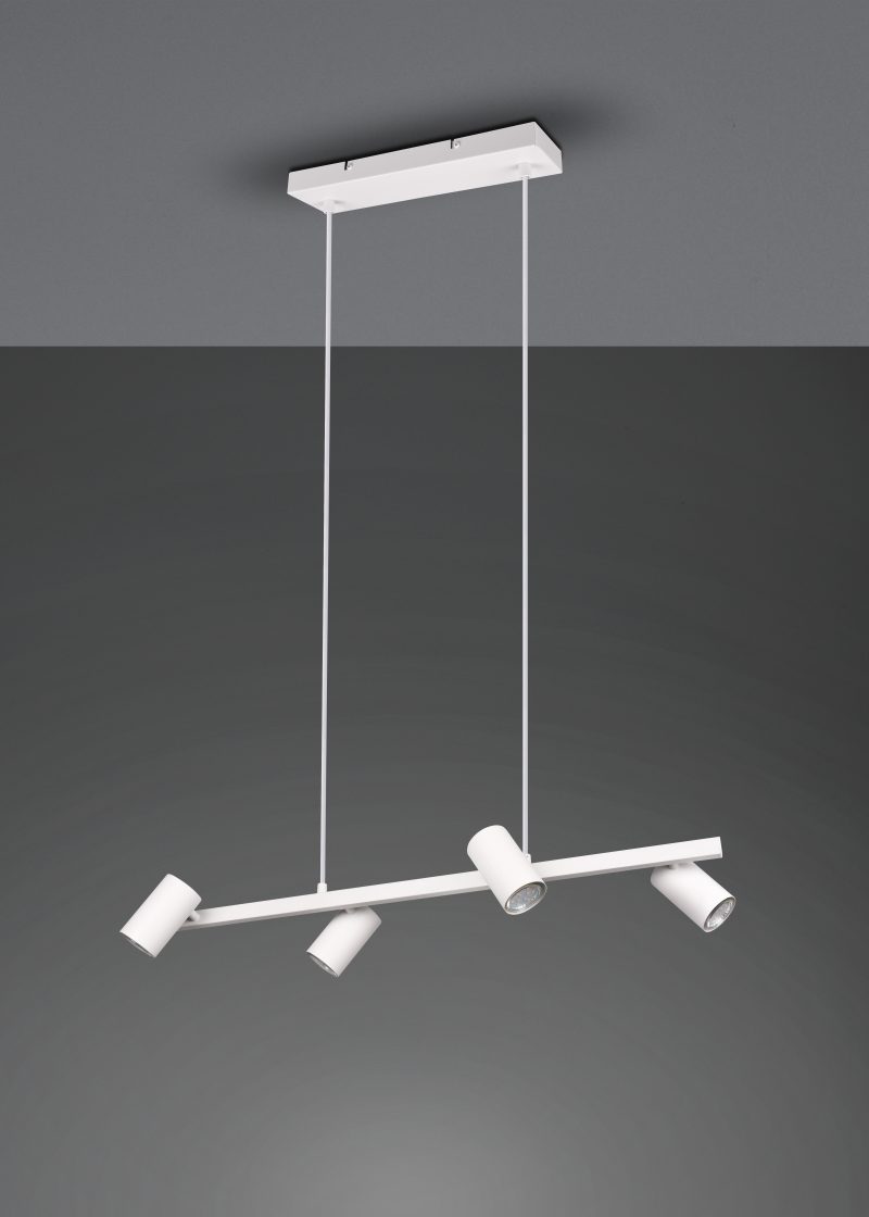 Moderne witte metalen hanglamp Marley - Afbeelding 4