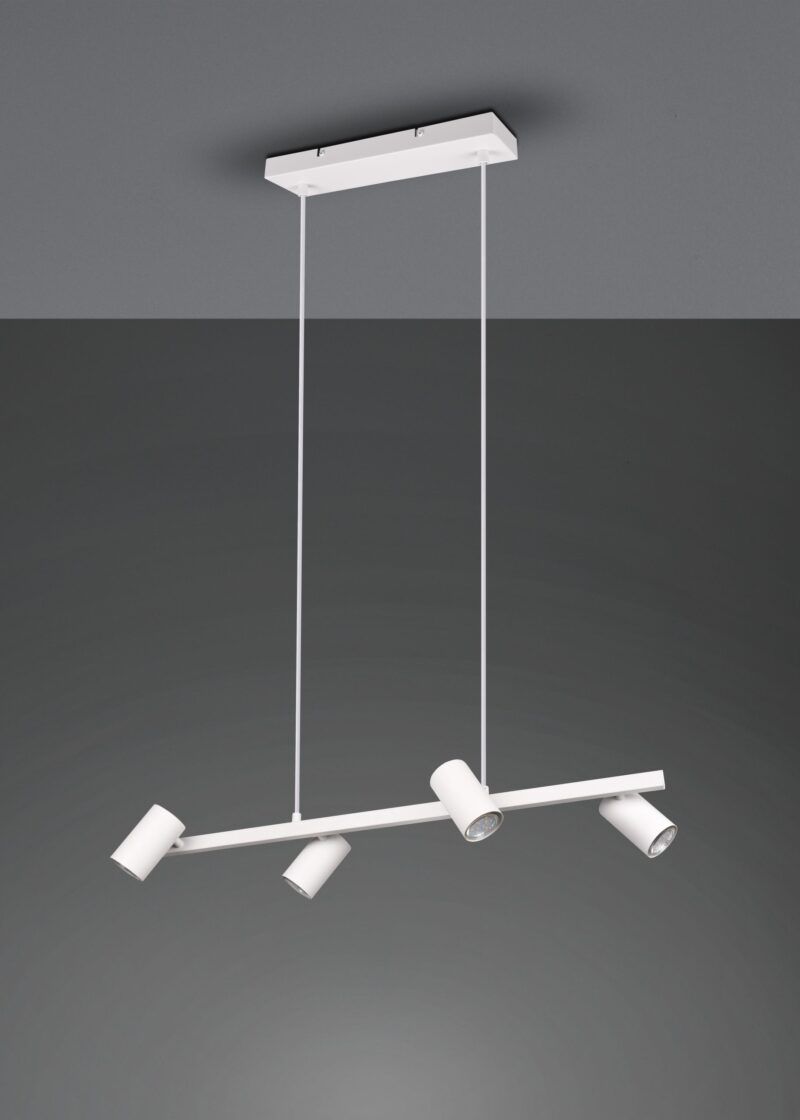 Moderne witte metalen hanglamp Marley - Afbeelding 4