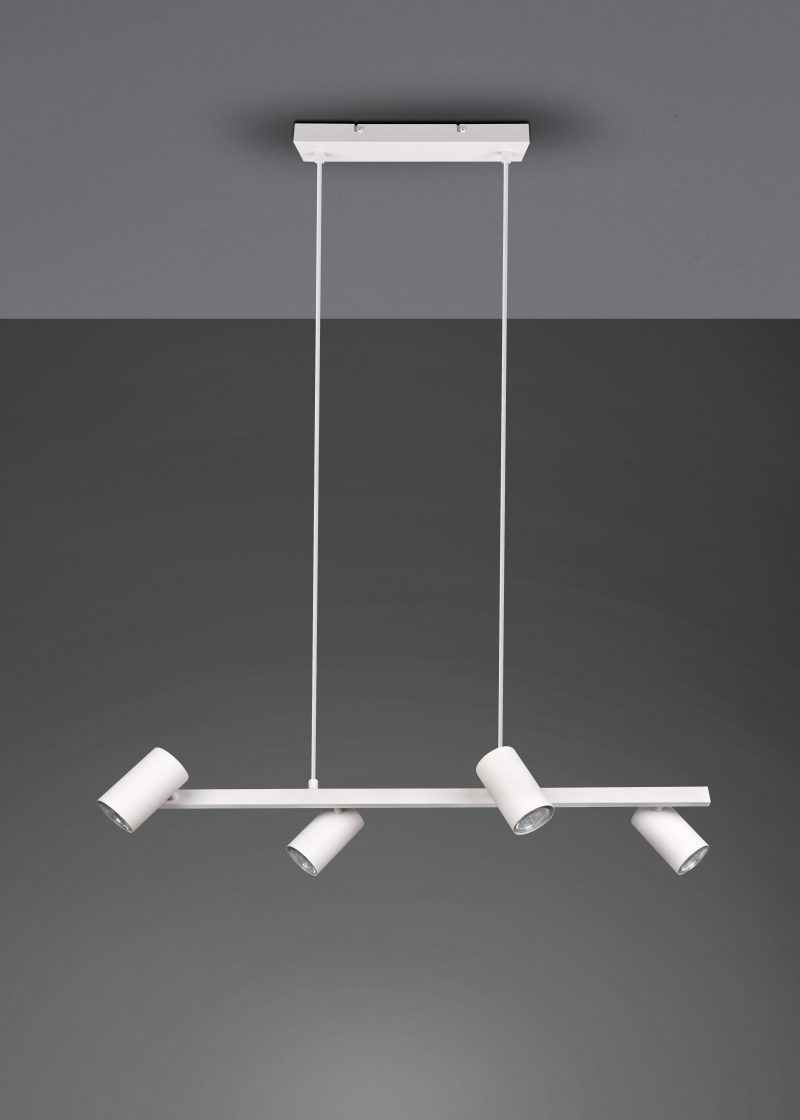 Moderne witte metalen hanglamp Marley - Afbeelding 5