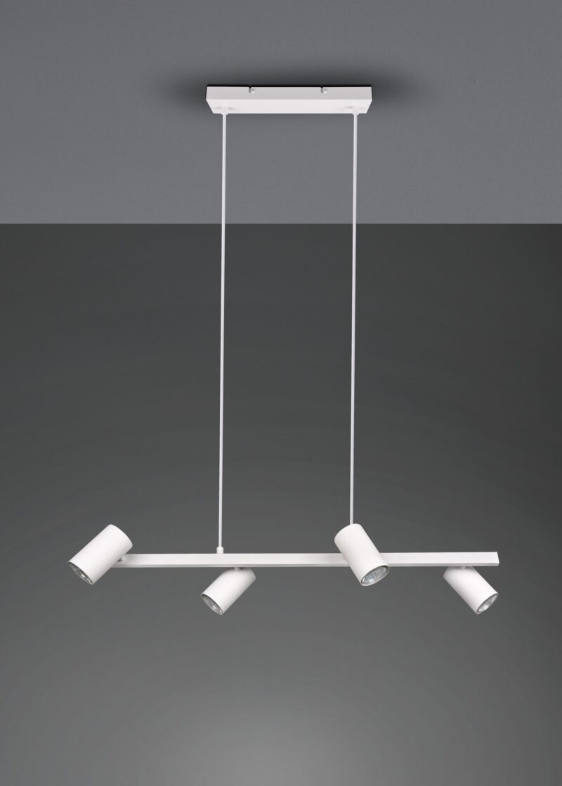 Moderne witte metalen hanglamp Marley - Afbeelding 5