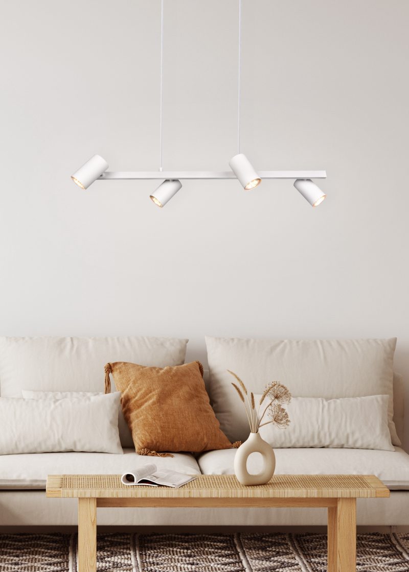 Moderne witte metalen hanglamp Marley - Afbeelding 6