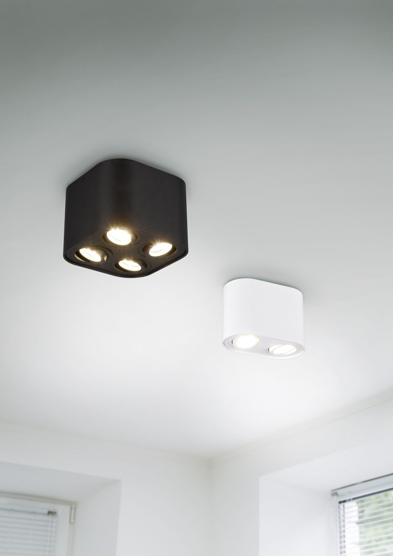 Moderne witte metalen plafonnière Cookie - Afbeelding 2