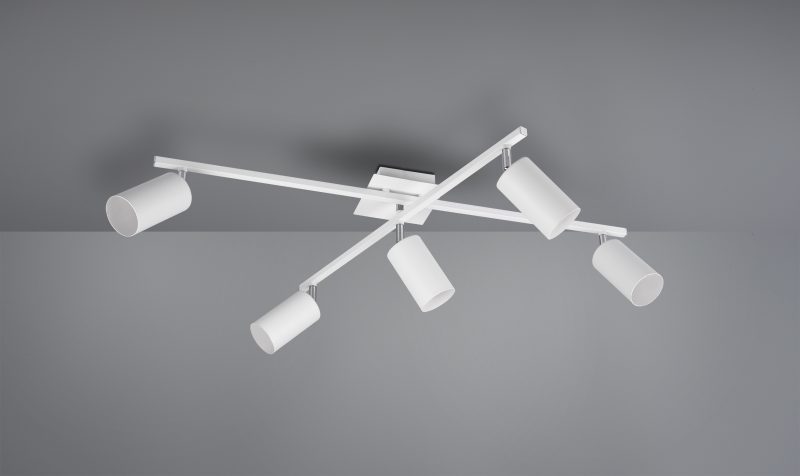 Moderne witte metalen plafonnière Marley - Afbeelding 2