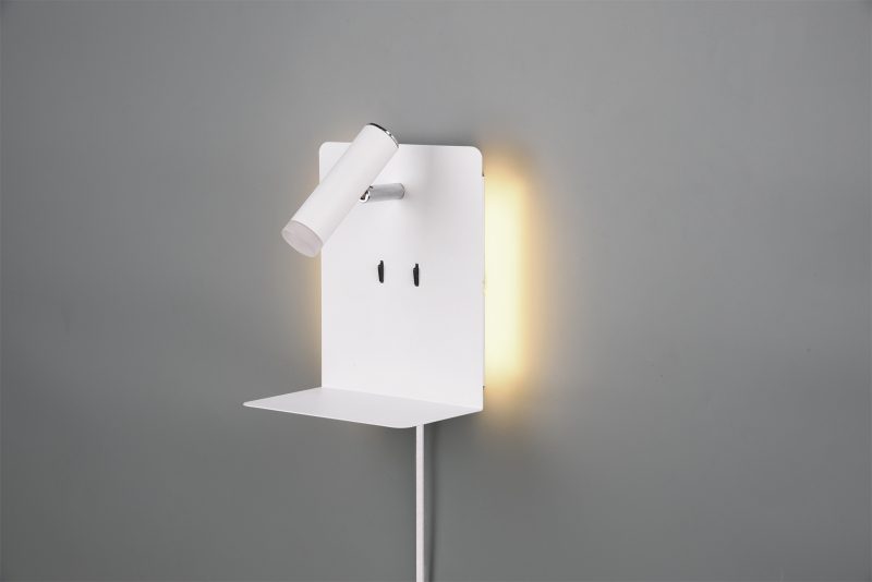 Moderne witte metalen wandlamp Element - Afbeelding 2