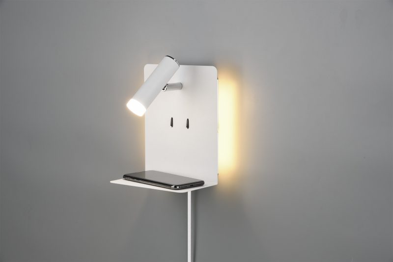 Moderne witte metalen wandlamp Element - Afbeelding 3