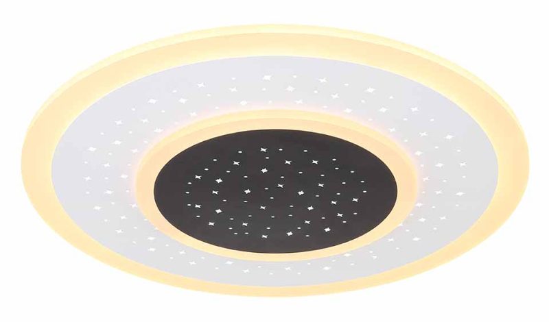 Moderne witte plafondlamp rond Globo Gisell - Afbeelding 4