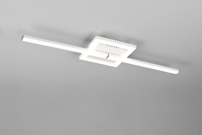 Moderne witte plafonnière met lichtstaven Viale - Afbeelding 2