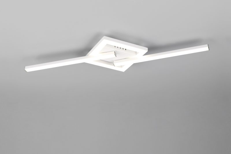 Moderne witte plafonnière met lichtstaven Viale - Afbeelding 3