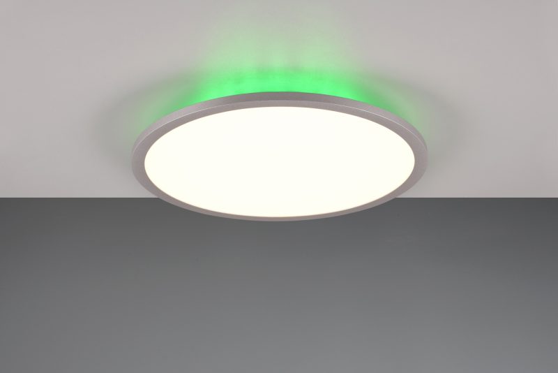 Moderne witte plafonnière met zilver Yuma - Afbeelding 2