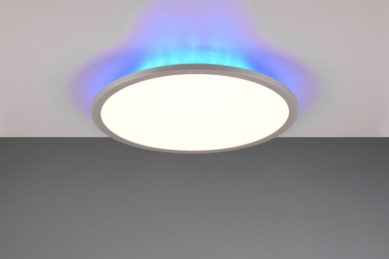 Moderne witte plafonnière met zilver Yuma - Afbeelding 3