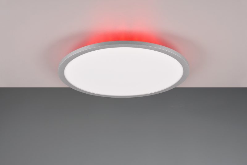 Moderne witte plafonnière met zilver Yuma - Afbeelding 5