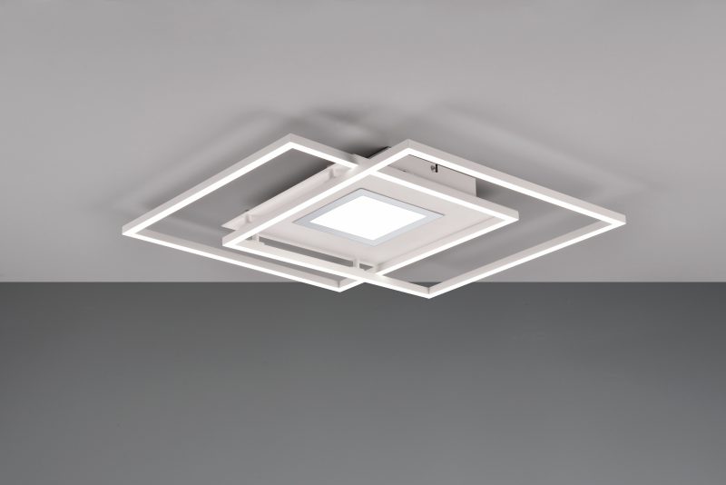 Moderne witte plafonnière metaal Via - Afbeelding 2