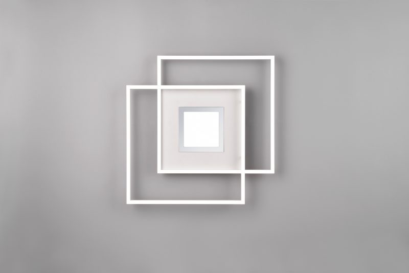 Moderne witte plafonnière metaal Via - Afbeelding 3