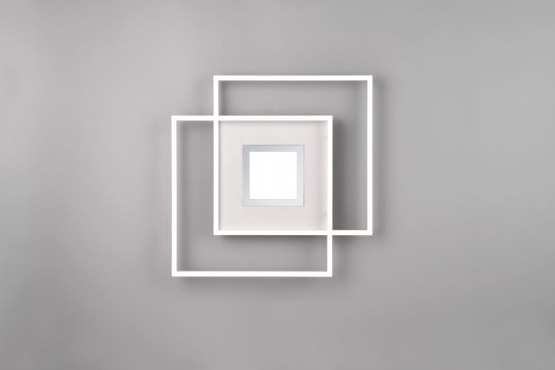 Moderne witte plafonnière metaal Via - Afbeelding 3