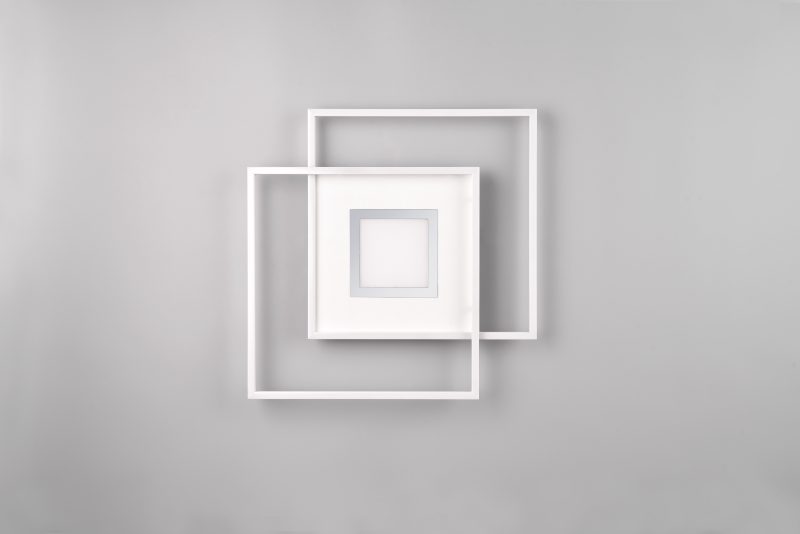 Moderne witte plafonnière metaal Via - Afbeelding 5