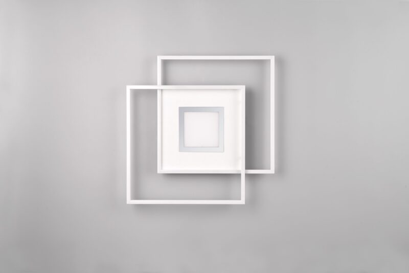 Moderne witte plafonnière metaal Via - Afbeelding 5