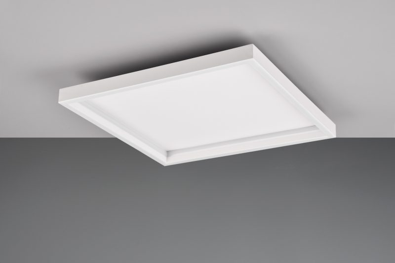 Moderne witte plafonnière opstaande rand Rotonda - Afbeelding 2