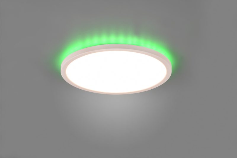 Moderne witte plafonnière rond Aureo - Afbeelding 2