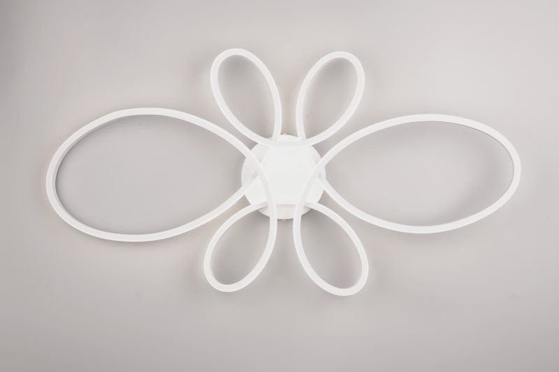Moderne witte plafonnière rond design Fly - Afbeelding 3