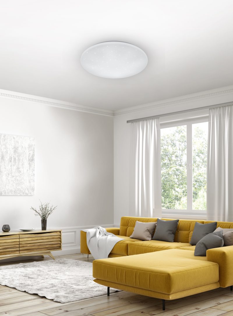 Moderne witte plafonnière ster-effect Kato - Afbeelding 4