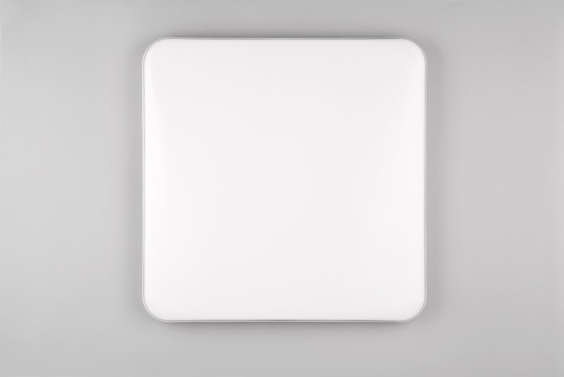 Moderne witte plafonnière zilveren accent Blanca - Afbeelding 3