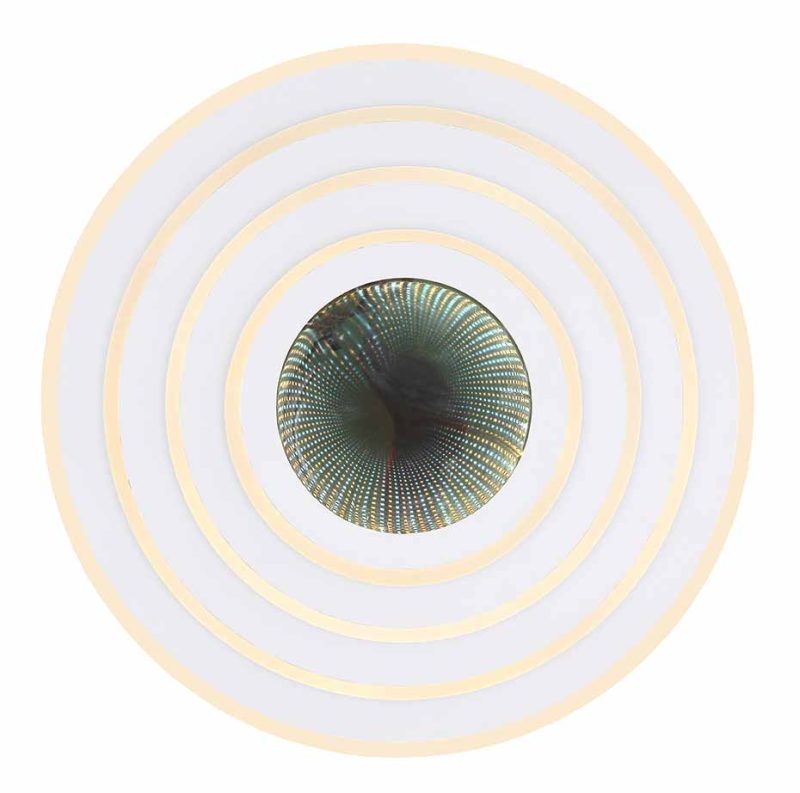 Moderne witte ronde plafondlamp metaal Globo Jocelyn - Afbeelding 2