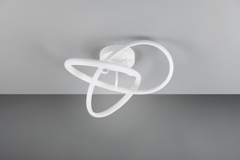 Moderne witte ronde plafonnière Meo - Afbeelding 2