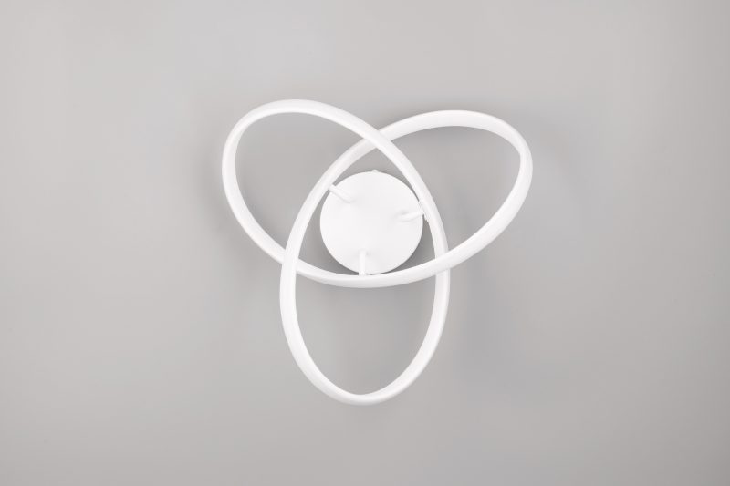 Moderne witte ronde plafonnière Meo - Afbeelding 3