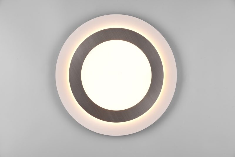 Moderne witte ronde plafonnière Morgan - Afbeelding 3